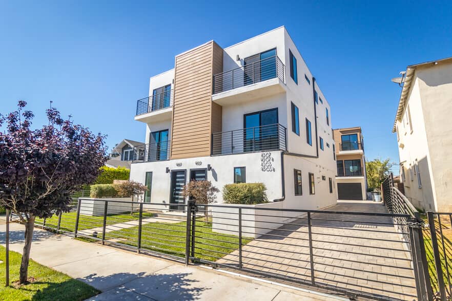 A three story multi-family home designed by an architect
