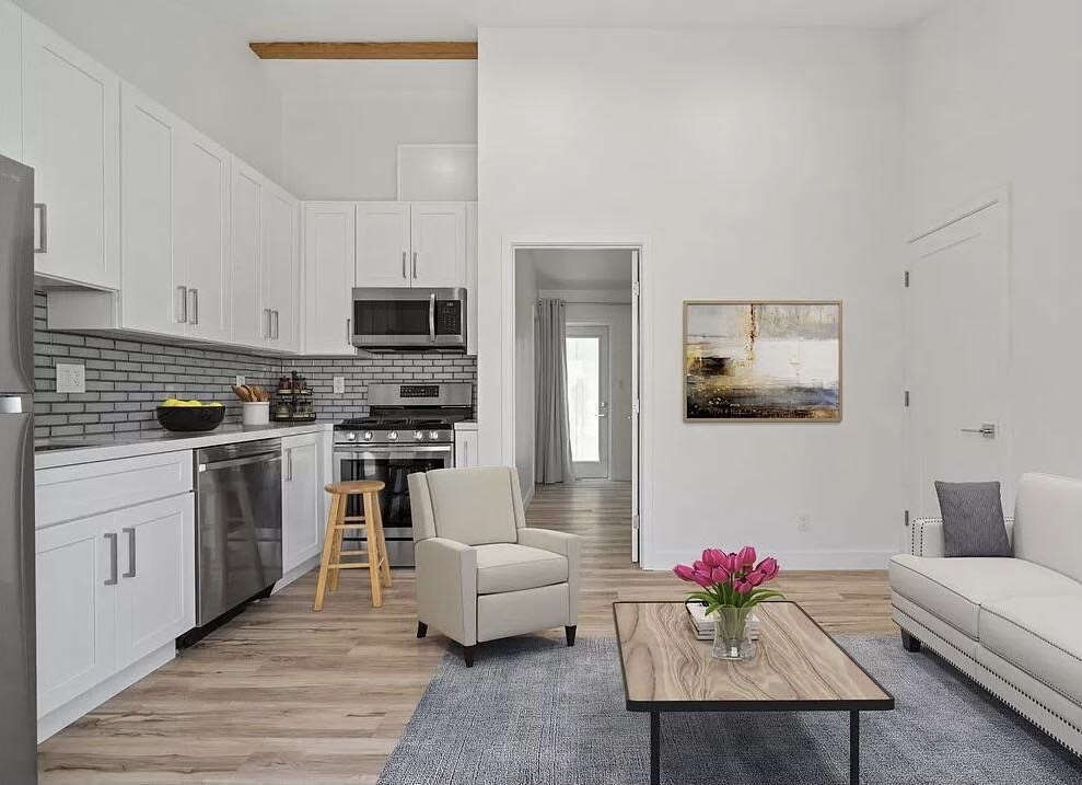 An ADU with an open floor plan