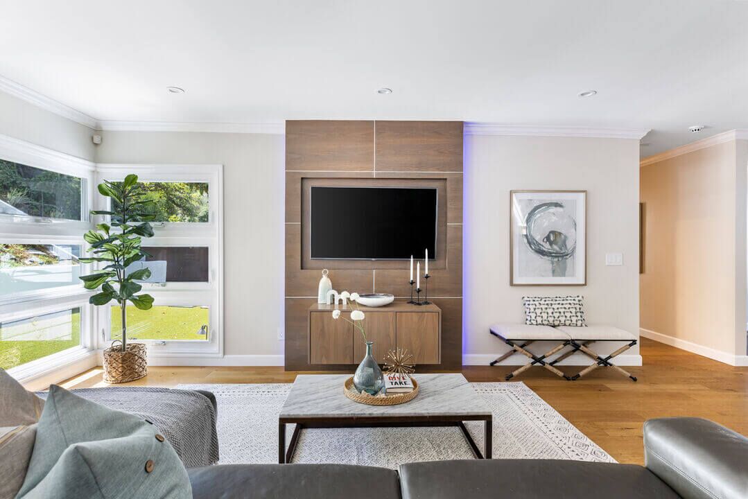 Living room designed by architects in San Francisco