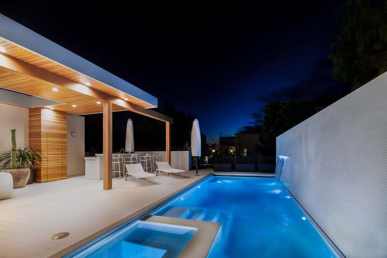 Los Angeles architects home remodel pool deck 2
