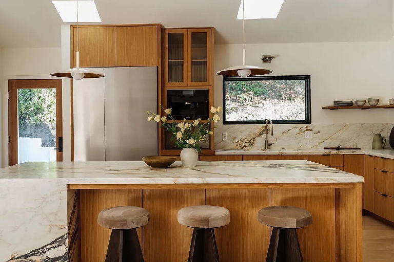 Los Angeles Home Remodel  Contemporary Kitchen Island