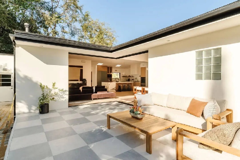 Los Angeles Home Remodel Indoor Outdoor Living Area