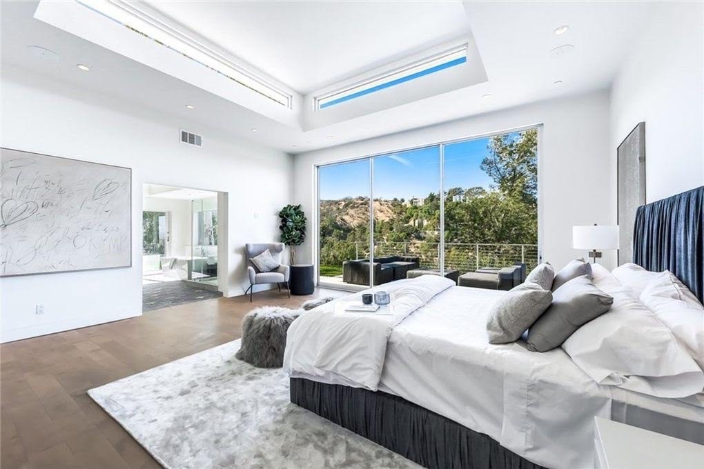 Los Angeles home remodel design plans modern contemporary master bedroom