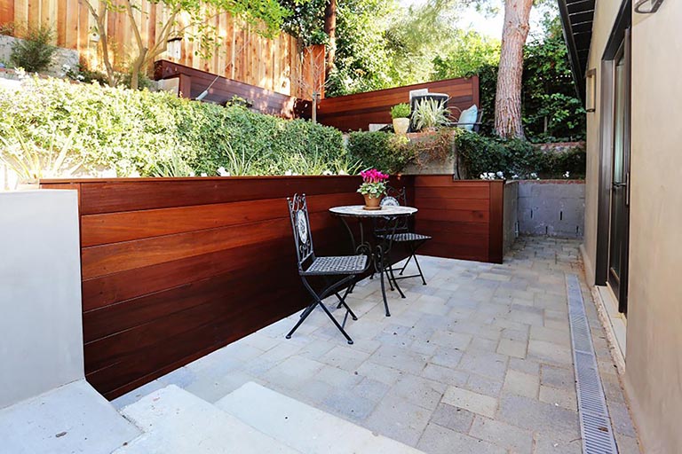 Architect plans home remodel patio