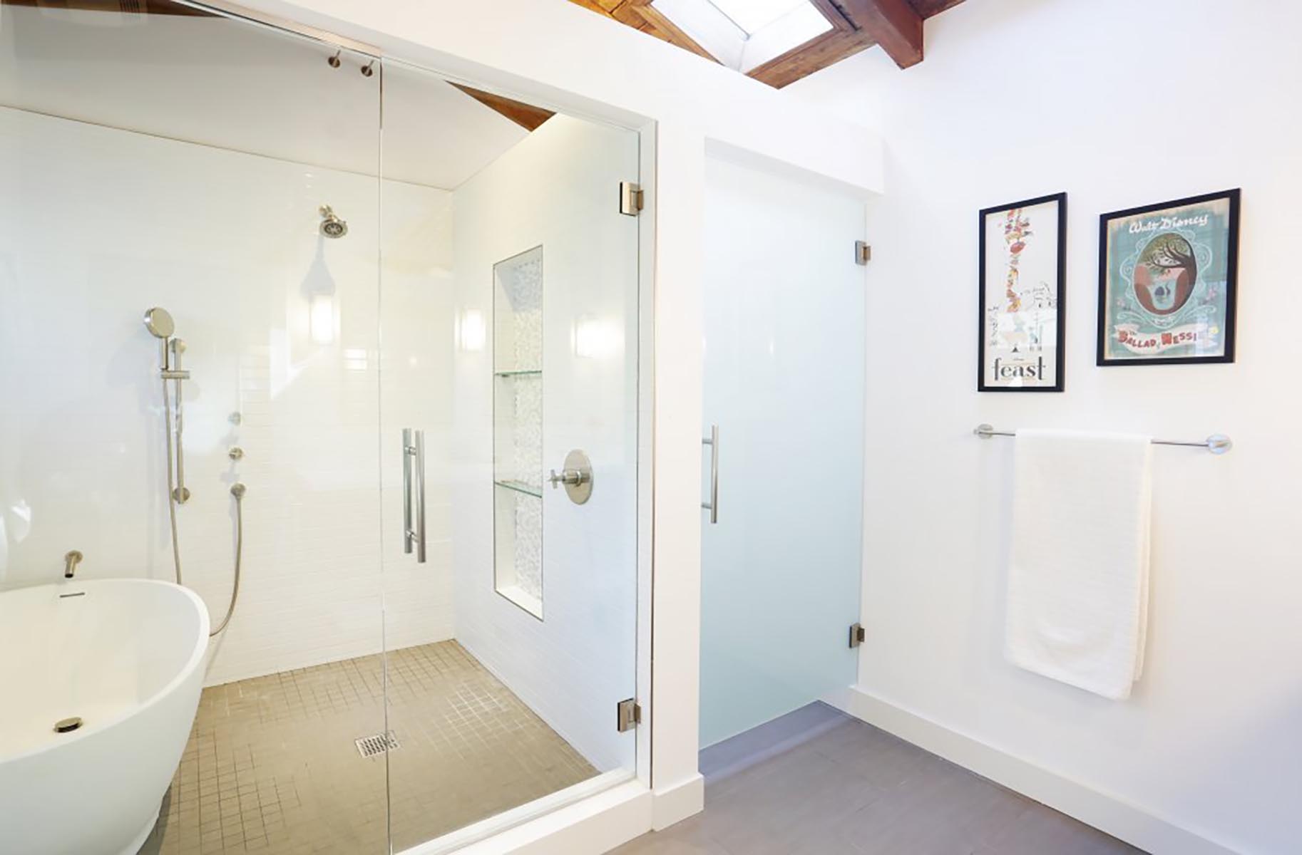 Architect plans home remodel bathroom
