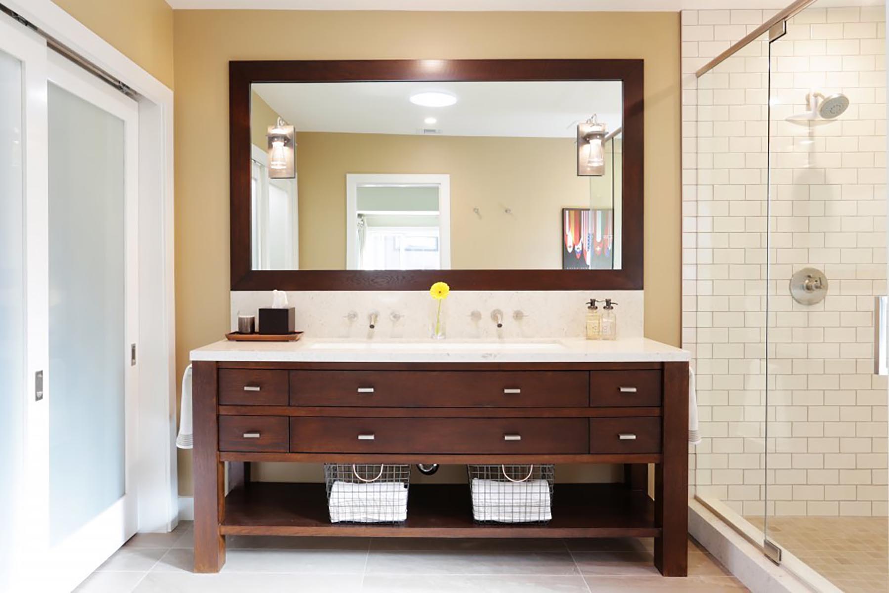 Architect plans home remodel bathroom 2