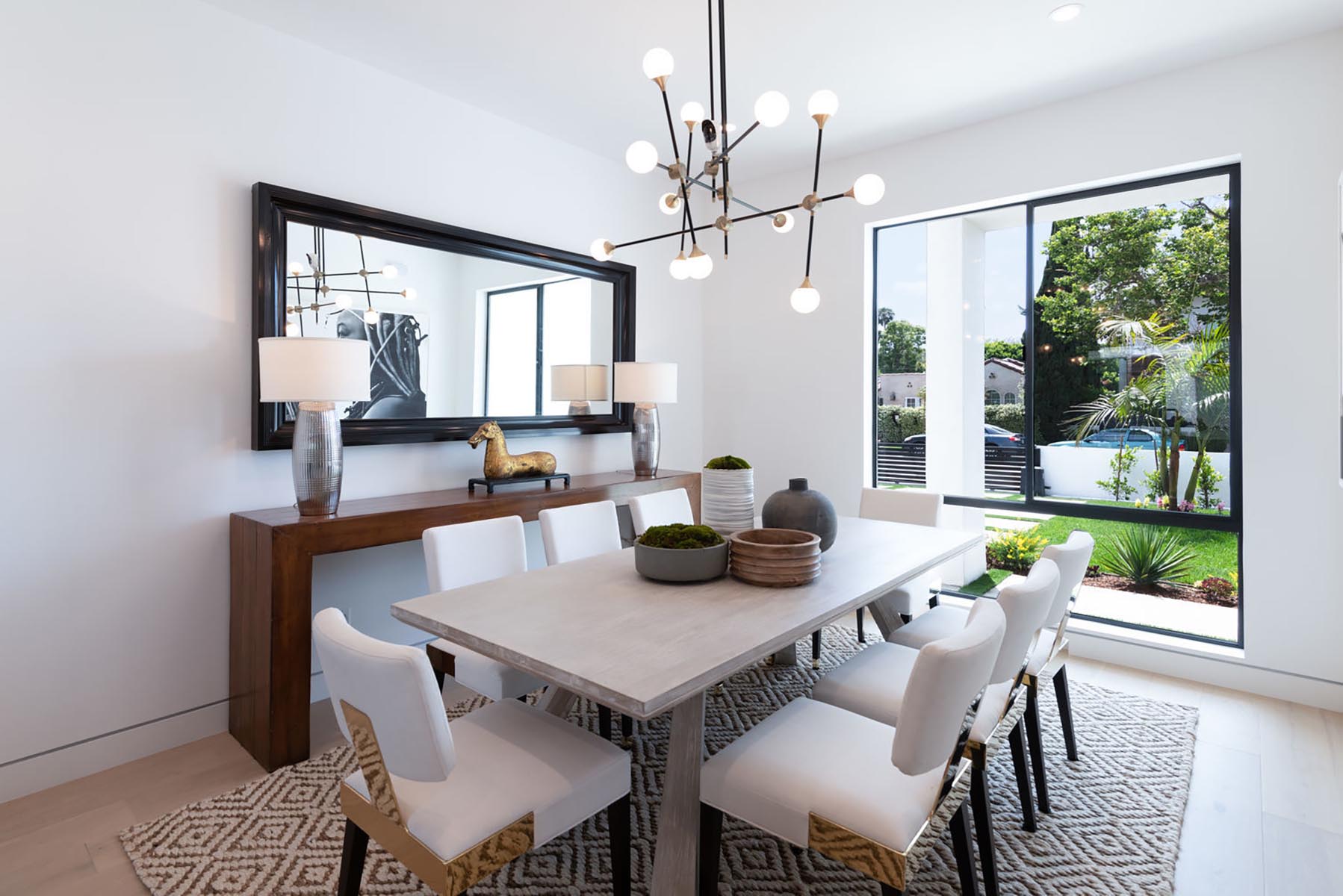 Home design Los Angeles modern contemporary dining area 2 