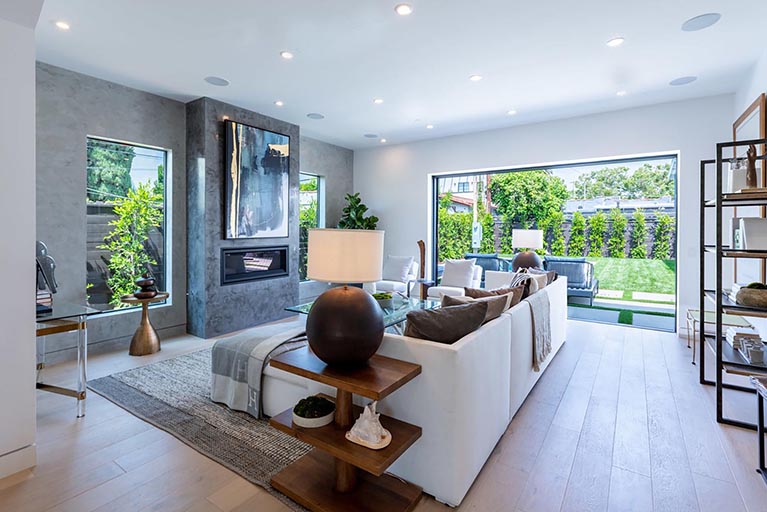 Home design Los Angeles modern contemporary living room 1