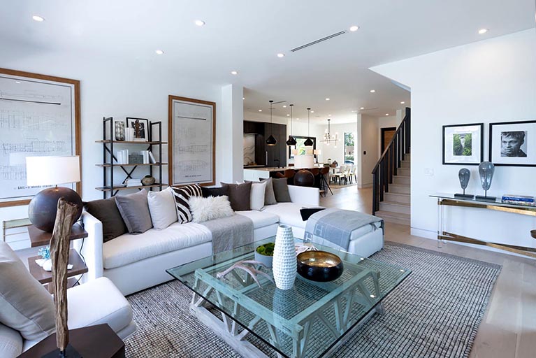 Home design Los Angeles modern contemporary living room 2
