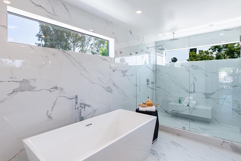Home design Los Angeles modern contemporary master bathroom 2