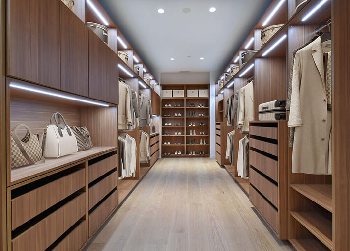 Huge master closet