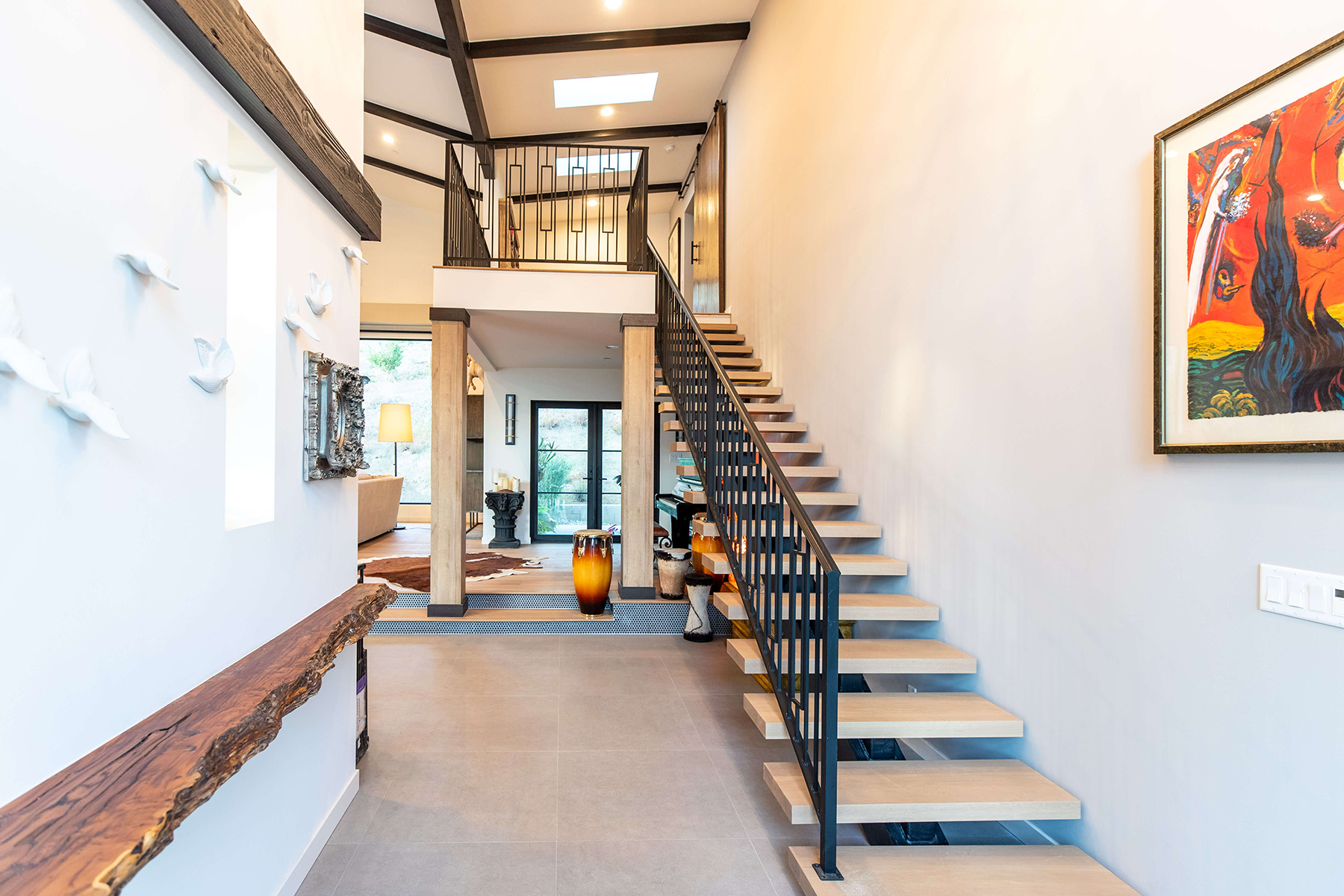 Residential architect new modern farmhouse staircase