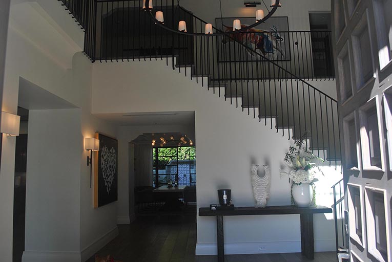 Residential design Spanish Revival home foyer