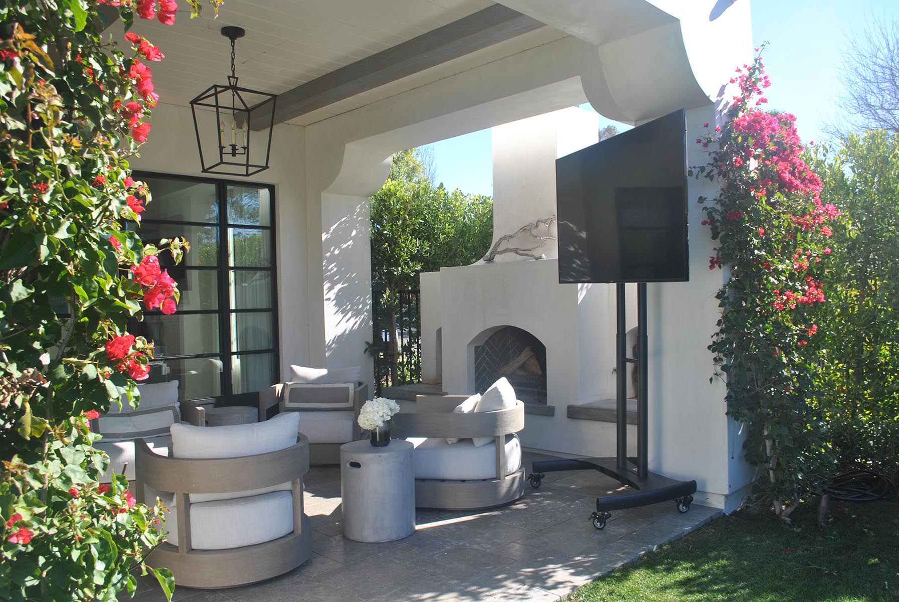 Residential design Spanish Revival home outdoor living 1