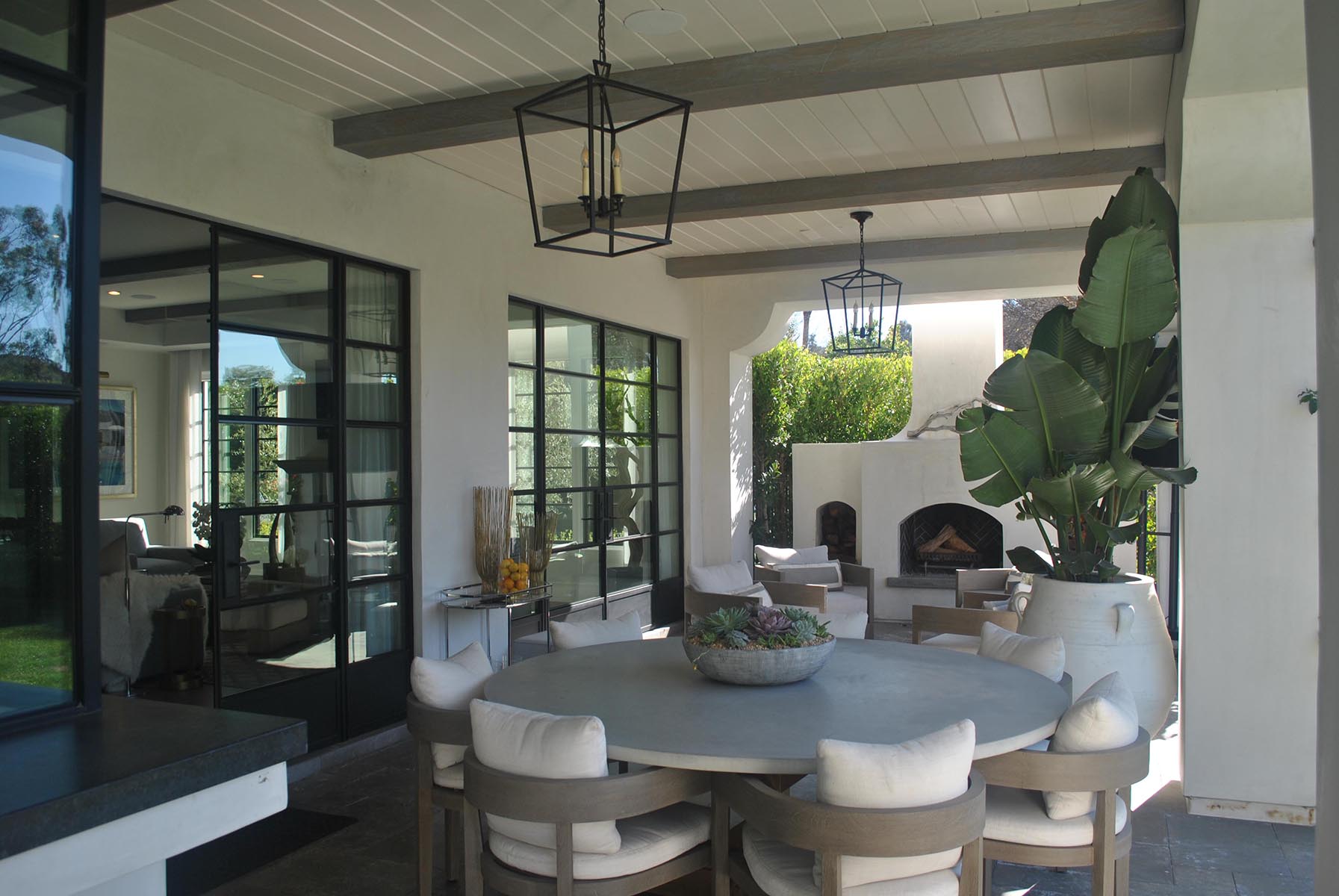 Residential design Spanish Revival home outdoor living 3