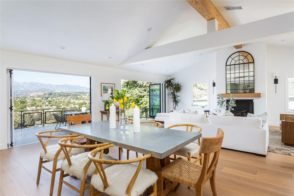 Dining area as part of the great room