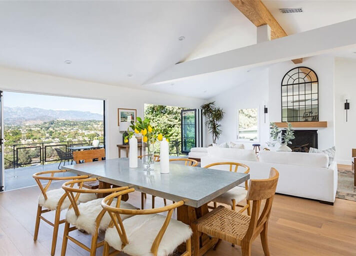 Dining area as part of the great room