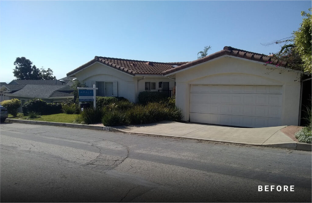 Outdated Contemporary ranch-style home